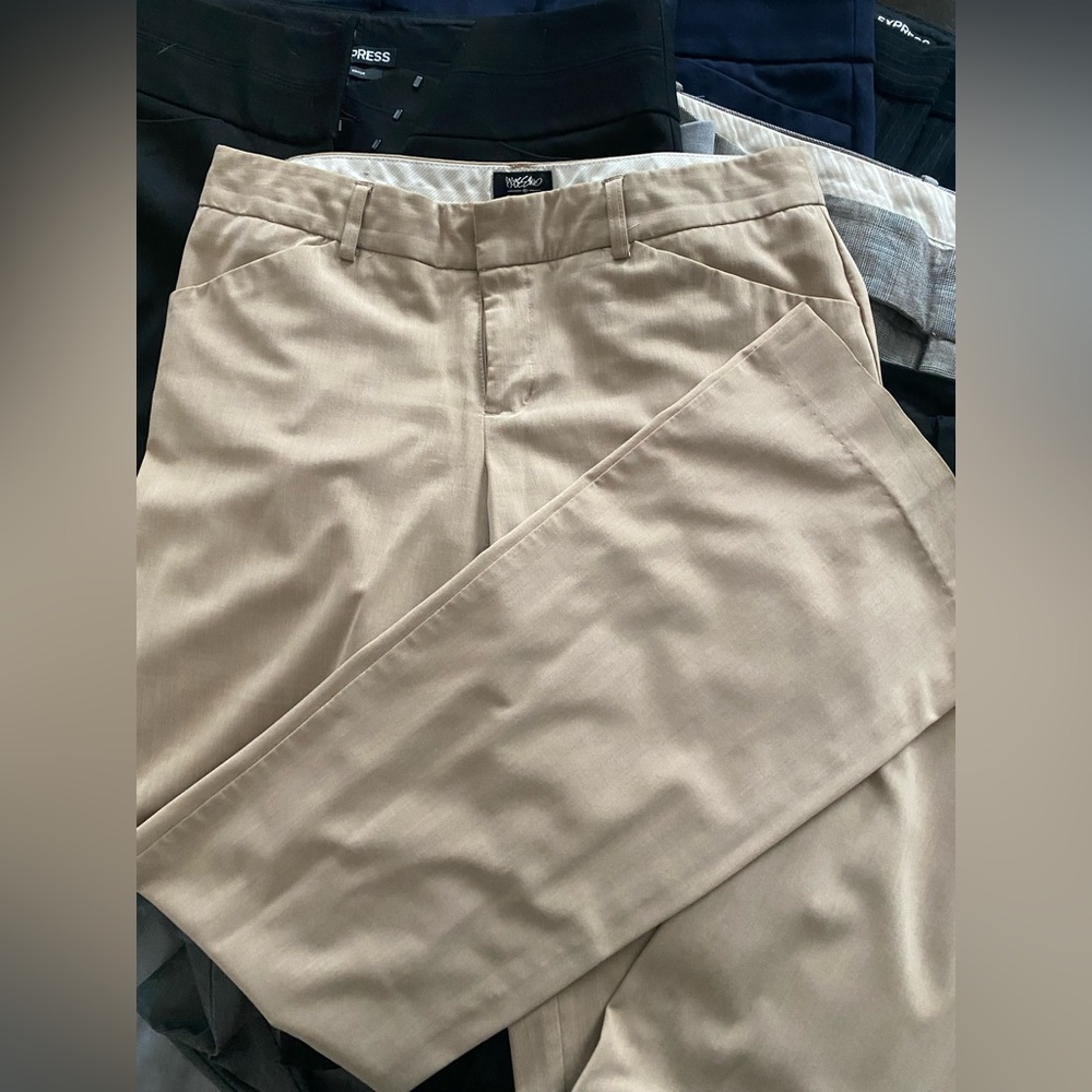 Mossimo women’s Beige flair slacks